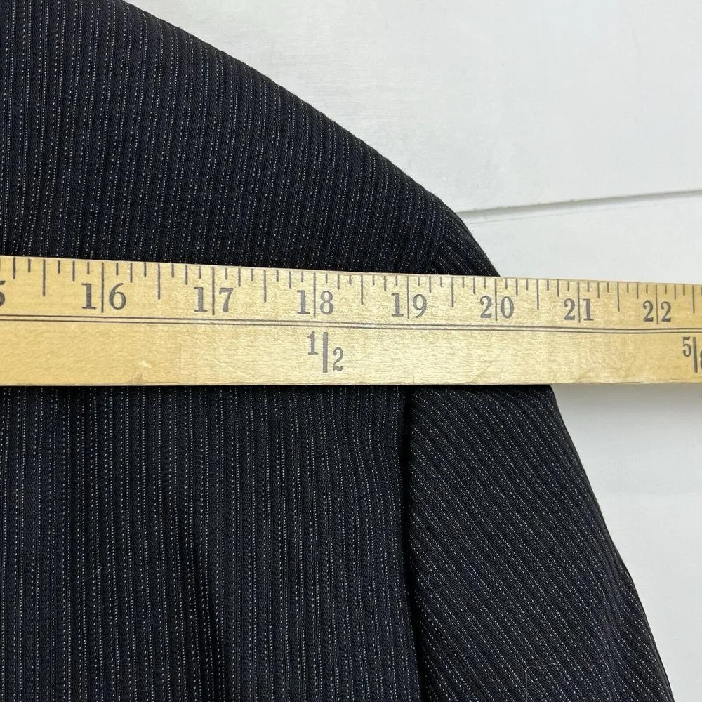 Theory Mens 46R 100% Wool Blazer Sport Coat‎ Suit Jacket Textured Stripe Canada